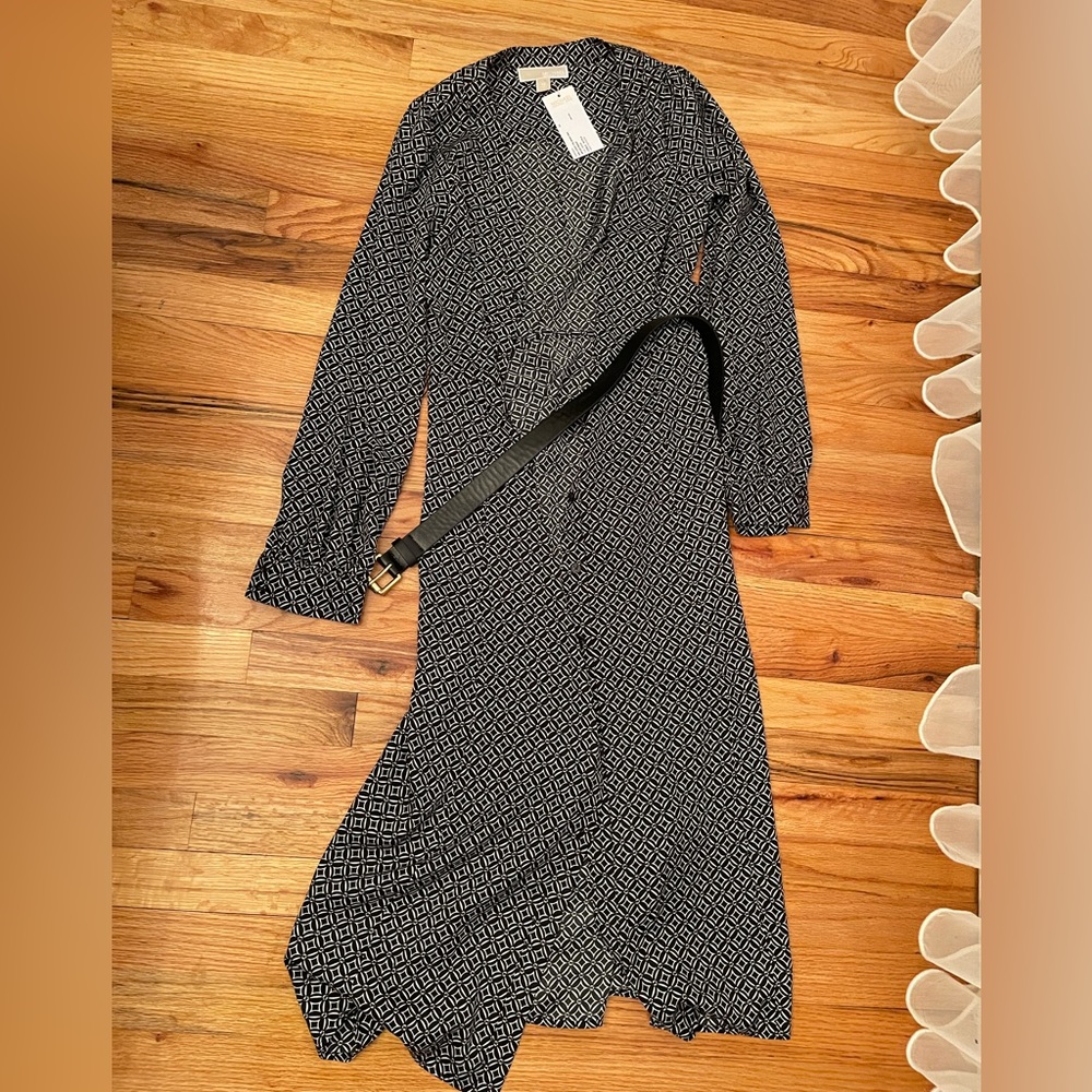 Brand new Michael Kors long dress with belt